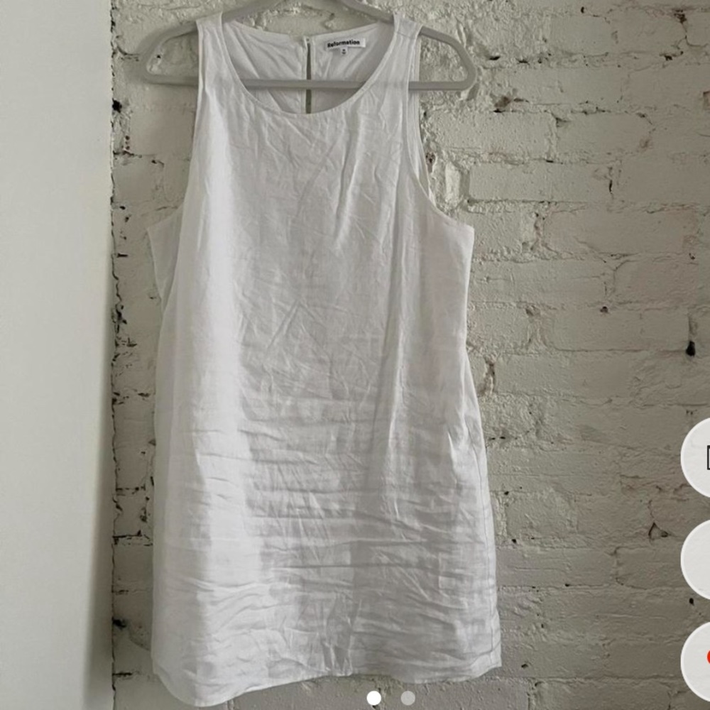Reformation Jessie Linen Dress